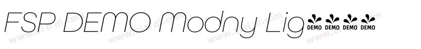 FSP DEMO Modny Lig字体转换 FSP DEMO Modny Lig字体转换